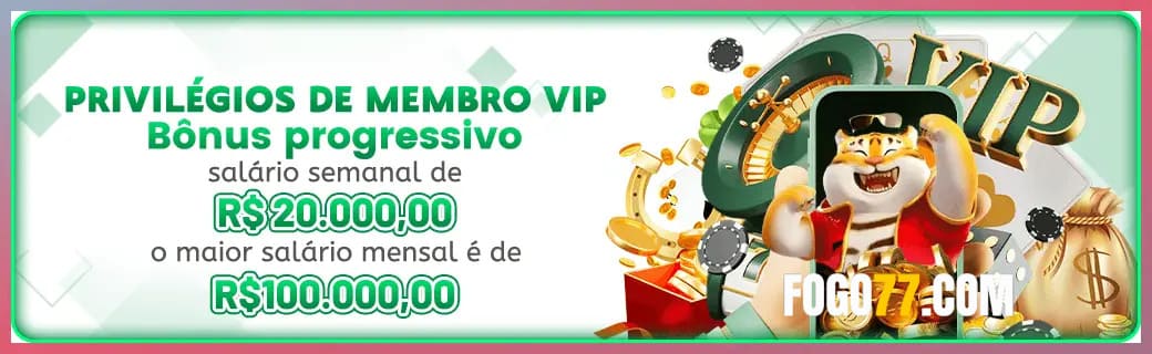 FOGO77 bônus — cashback 15 por cento e níveis VIP