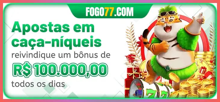 FOGO77 cadastro — verificação de conta e PIX no caixa